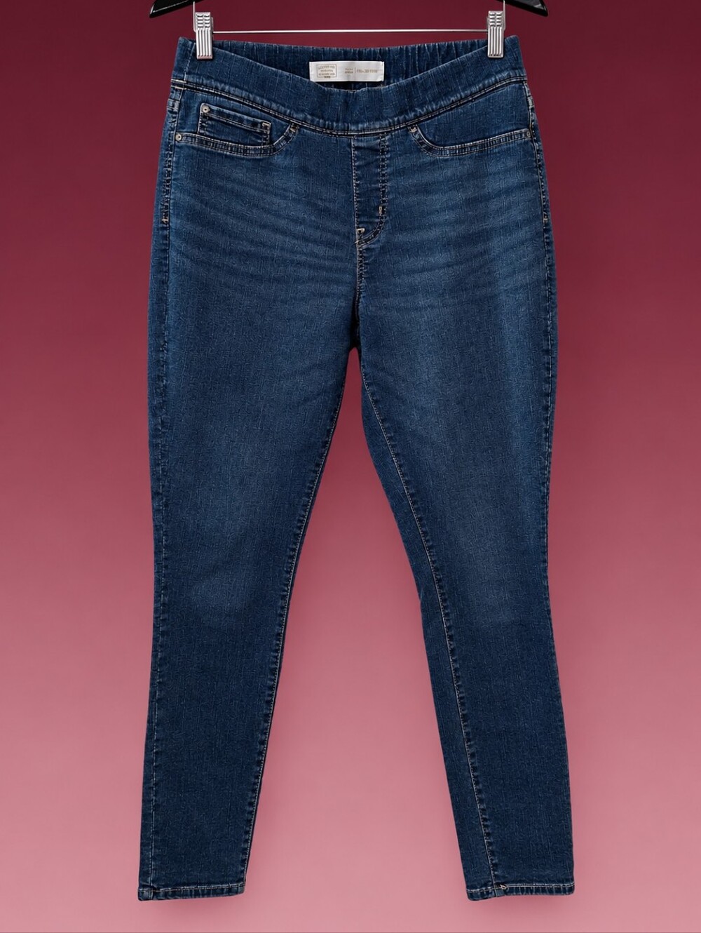 Levi Strauss Gold Dark Blue Pull-On Skinny Jeggings